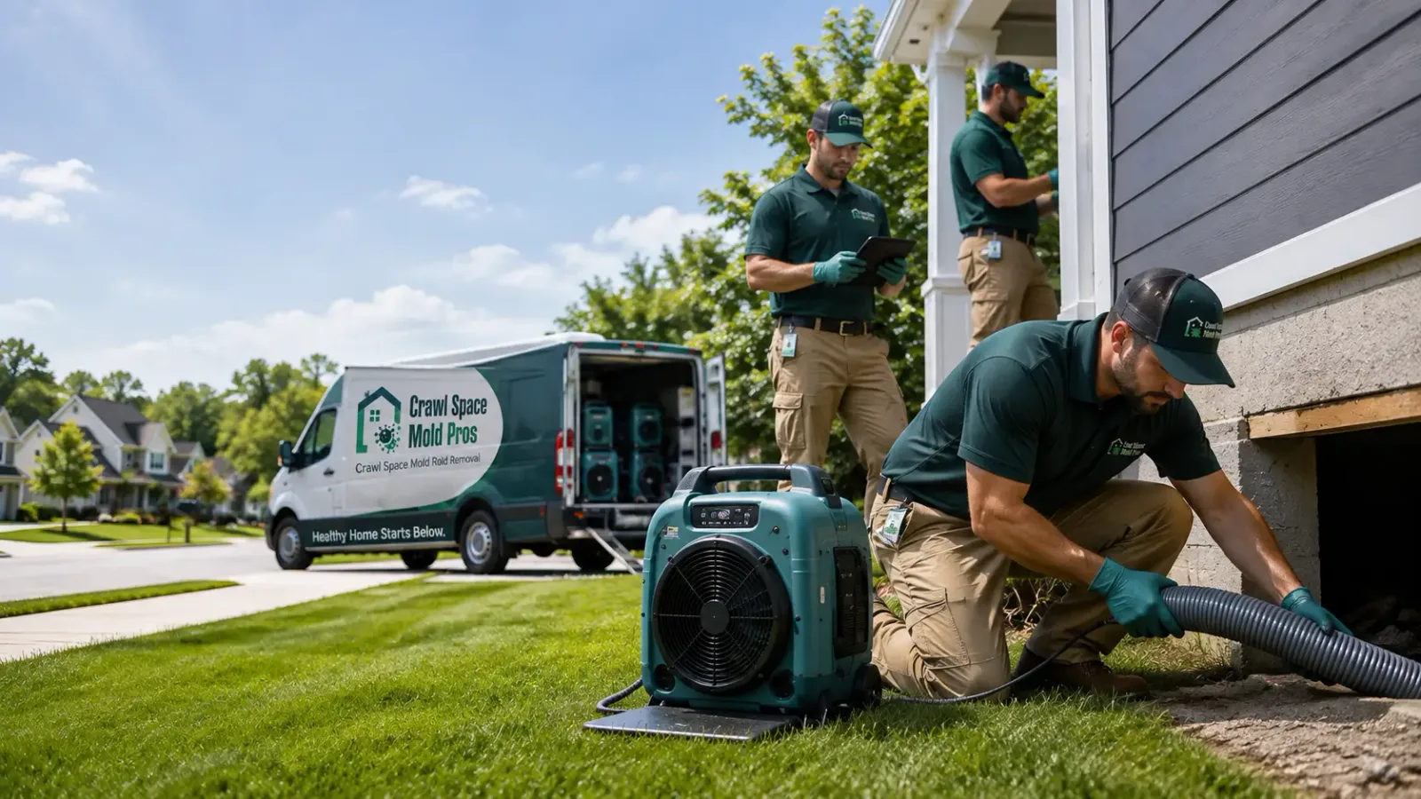 Crawl Space Mold Removal in Albion, IL